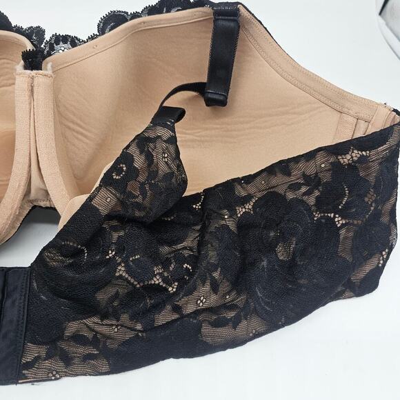 Torrid Curve Black and Tan Lace Bra - Picture 6 of 9